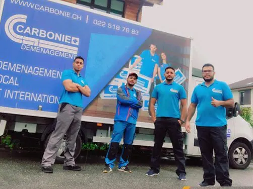 Équipe de déménageurs professionnels à Genève